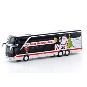 Minis Setra S 431DT DB IC Bus op schrift Weihnachten